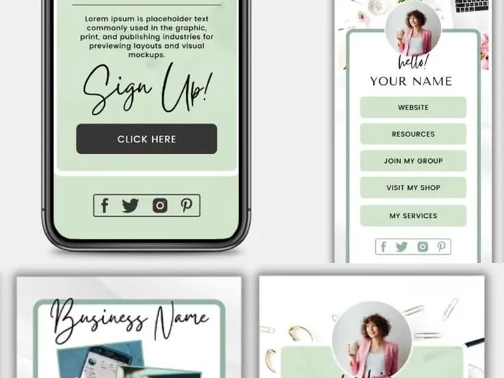Link in bio tool for business social profiles