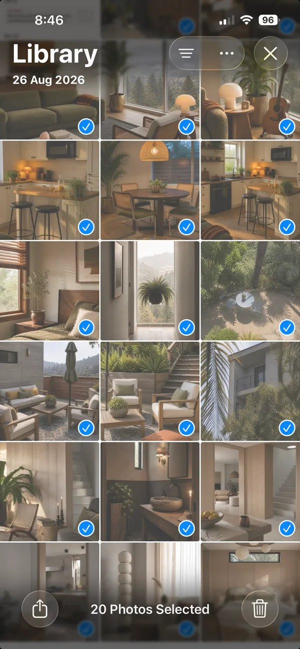 A grid of listing photos